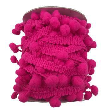 Imagem de Fita pompom grelot 7mm Pink - c/10m - MM Biju