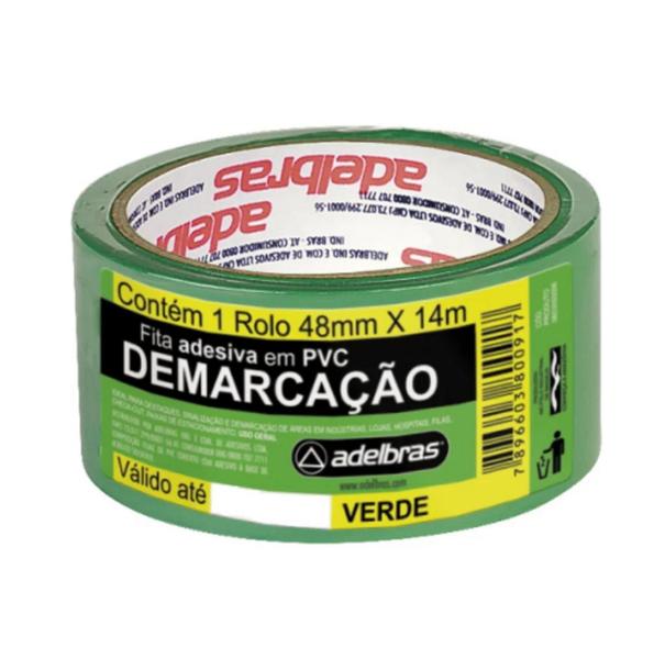 Imagem de Fita pvc demarcação de solo - 48mm x 14m - ADELBRAS