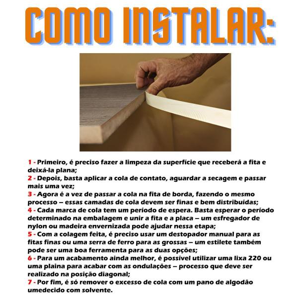 Imagem de Fita Pvc Para Madeira Formica Cinza Prattan Tx L151 22mm X 20m Acabamento Moveis