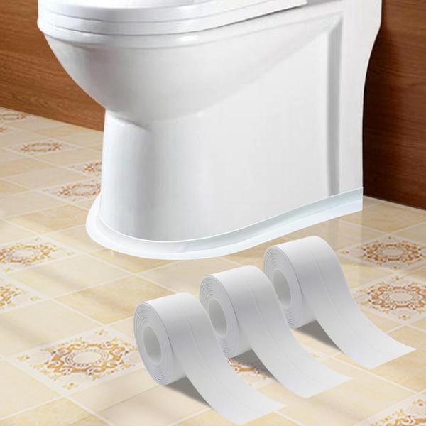 Imagem de Fita selante de fita de calafetagem Linlyda White 3,8 cm x 3,2 m PVC