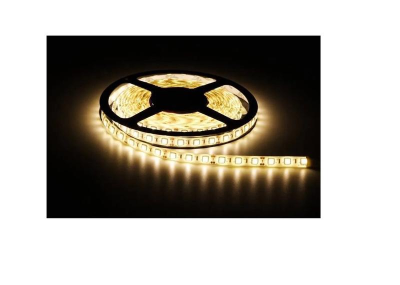 Imagem de Fita Super Led 3528 Branca Quente 300 Leds 5m Fonte