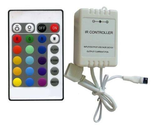 Imagem de Fita Super Led 5m Rgb 5050 Prova D'agua+controle