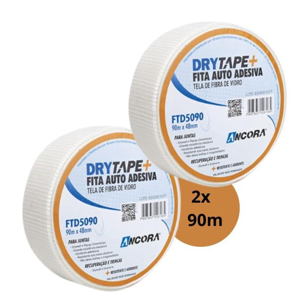 Fita Telada União Junção Placa Isopor Teto Mais Reforço 2UND - Drytape Imagem de Fita Telada União Junção Placa Isopor Teto Mais Reforço 2UND