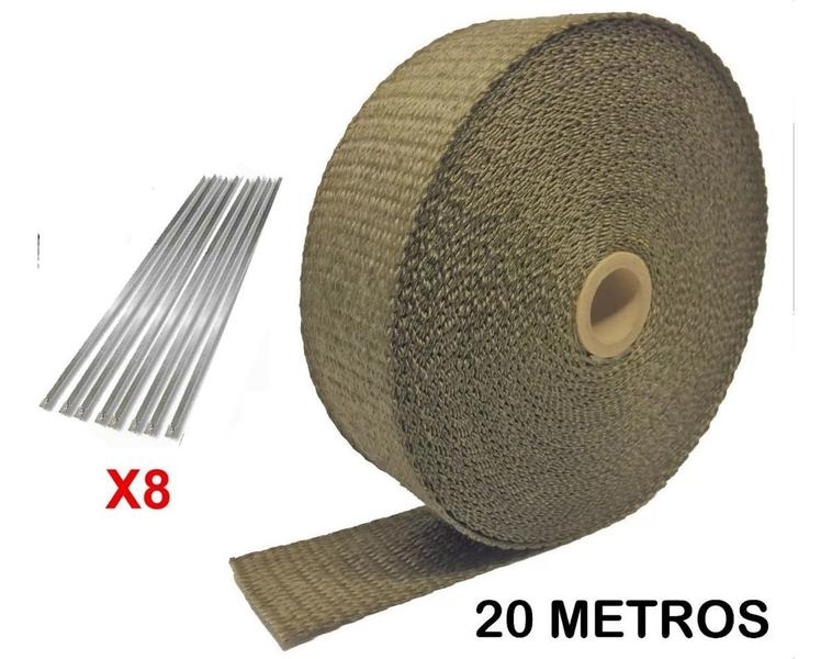 Imagem de Fita Térmica Termotape Titanium 20 Metros + 08  Zip Tie