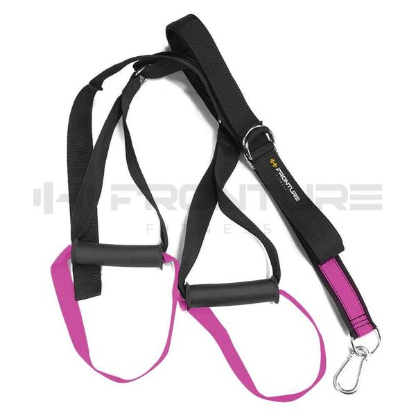 Fita Trx Duplo Treino Suspenso Funcional Cross Training Rosa Feminino treinamento Suspensão Profissional - FRONTURE FITNESS Imagem de Fita Trx Duplo Treino Suspenso Funcional Cross Training Rosa Feminino treinamento Suspensão Profissional