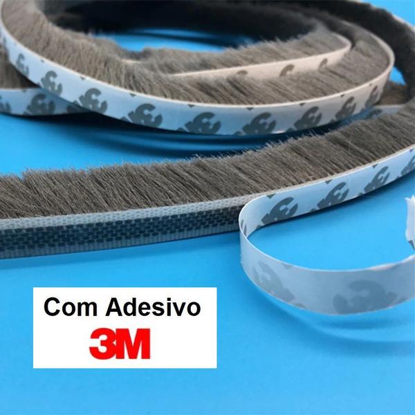 Imagem de Fita Veda Frestas Adesivo 3M Vedação Porta Janela 7 x 20mm