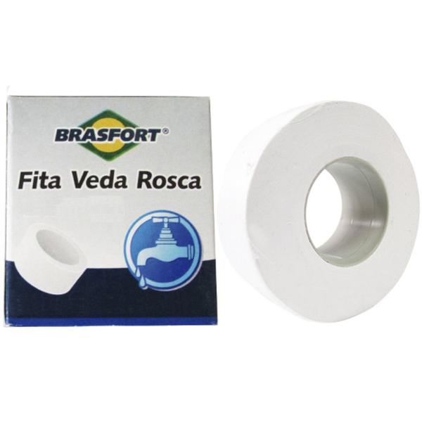 Imagem de Fita veda rosca 18 mm x 25 metros - 7467 - Brasfort