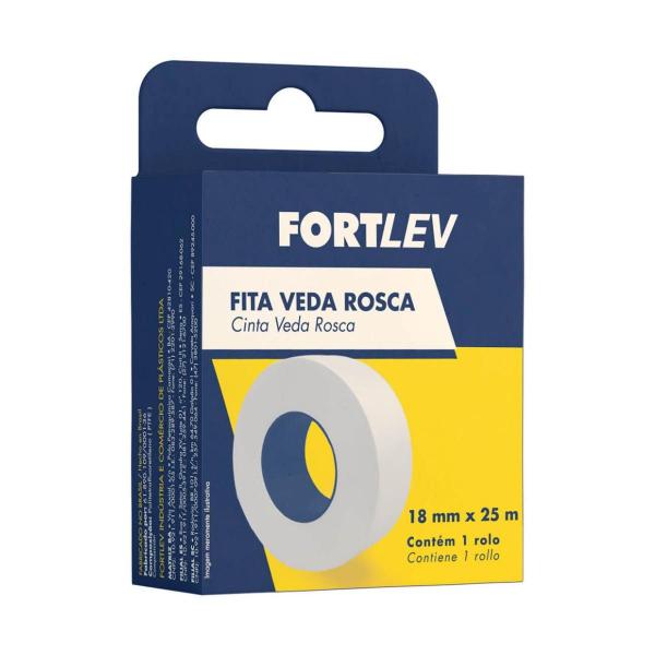 Imagem de Fita Veda Rosca 18mm C/25m Fortlev