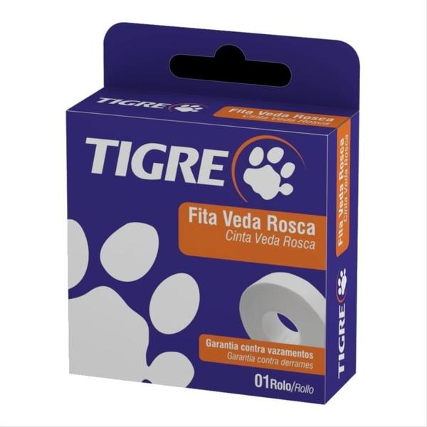 Imagem de Fita Veda Rosca 18mmx50mm Tigre