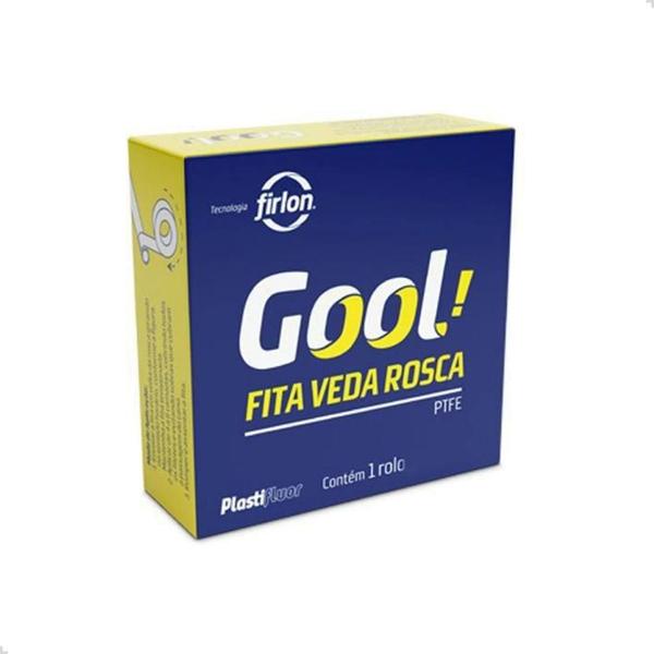 Imagem de Fita Veda Rosca Gool 18mmx10m Tubos Conexões Pvc Metal