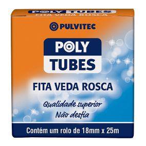 Imagem de Fita Veda Rosca Pulvitec 18mmx50m - Polytubes - 078817 - Unitário