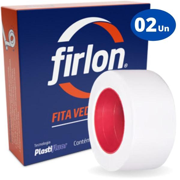 Imagem de Fita Veda Rosca Teflon 12mm x 10m  Firlon  Kit 02 Un