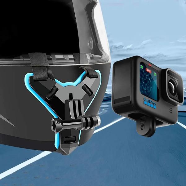 Imagem de Fivela com Adaptador Capacete Queixeira para GoPro e Similares