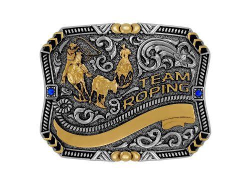 Imagem de Fivela Country Masculina Team Roping Tam. G - 13246FE ND