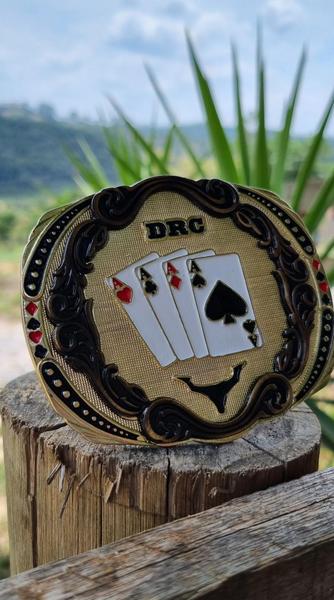 Imagem de Fivela Cowboy Para Cinto Country Drc Baralho Poker Cartas