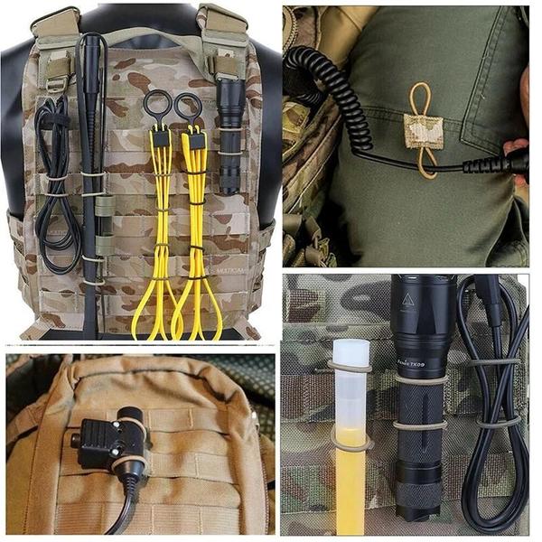 Imagem de Fivela De Ligação De Antena De Sistema Molle Tático 5 Peças Acessórios De Colete De Mochila Ao Ar