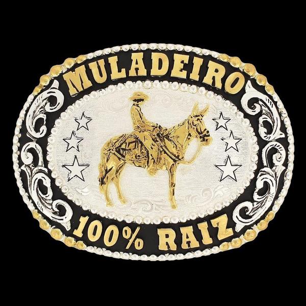 Fivela Muladeiro 100% Raiz Banho Dourado / Prata - Master 16464 Imagem de Fivela Muladeiro 100% Raiz Banho Dourado / Prata - Master 16464