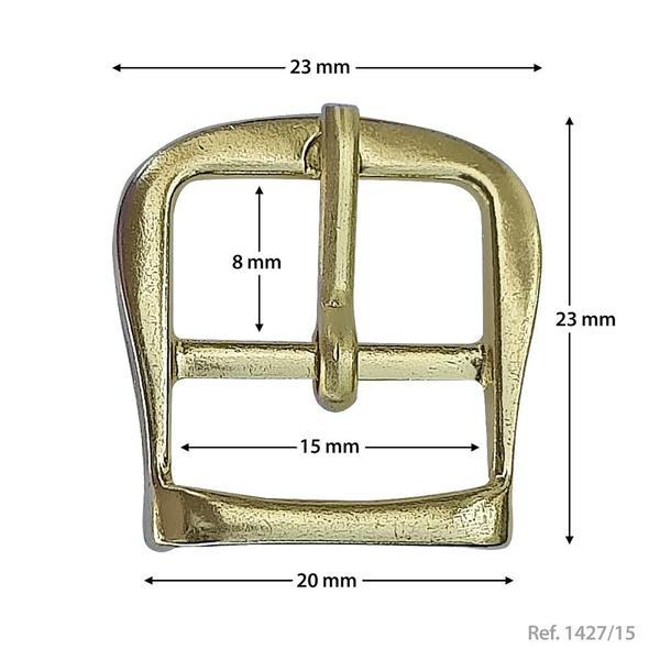 Fivelas De Metal 500un Para Cintos Bolsas Calçados 15mm Ajustável 1427 - D'DUZZA MIX Imagem de Fivelas De Metal 500un Para Cintos Bolsas Calçados 15mm Ajustável 1427