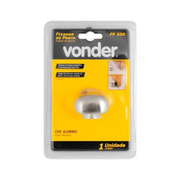 Fixador De Porta Magnético Trava Porta Alumínio Vonder Imagem de Fixador De Porta Magnético Trava Porta Alumínio Vonder