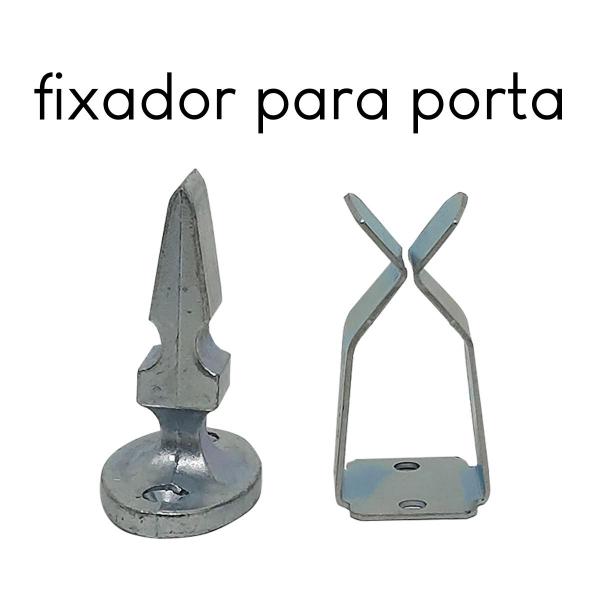 Imagem de Fixador Prendedor De Porta Pressão Rodapé Travar Na Parede