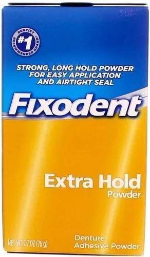 Imagem de Fixador Prótese Dentaria Pó Fixodent Extra Hold Powder - 76g