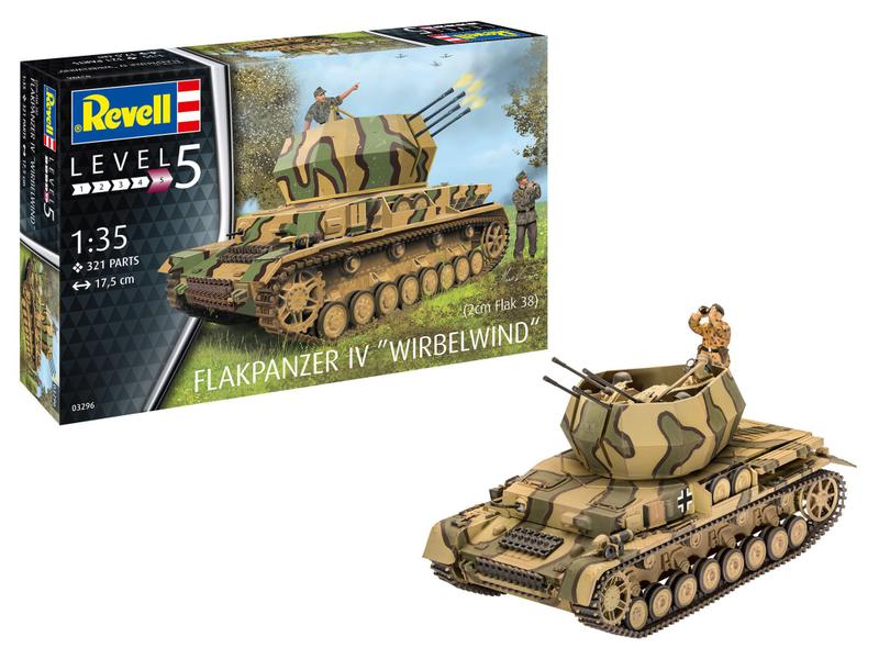 Imagem de Flakpanzer Iv Whirlwind 1/35 Revell 3296