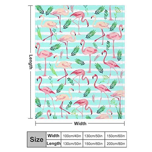 Imagem de Flamingo Cobertor Super Soft Flamingo Jogar Cobertor Quente Aconchegante Flanela Cobertores para Mulheres Crianças Adultos Presentes 80 "X 60"