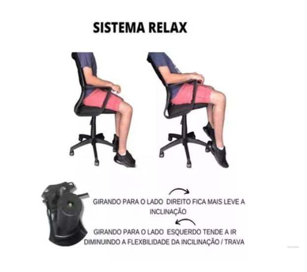 Imagem de Flange Mecanismo Relax Cadeira Escritório 20x16