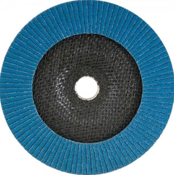 Imagem de Flap disc 7" g80 costado fibra cônico para aço carbono e inox - Vonder