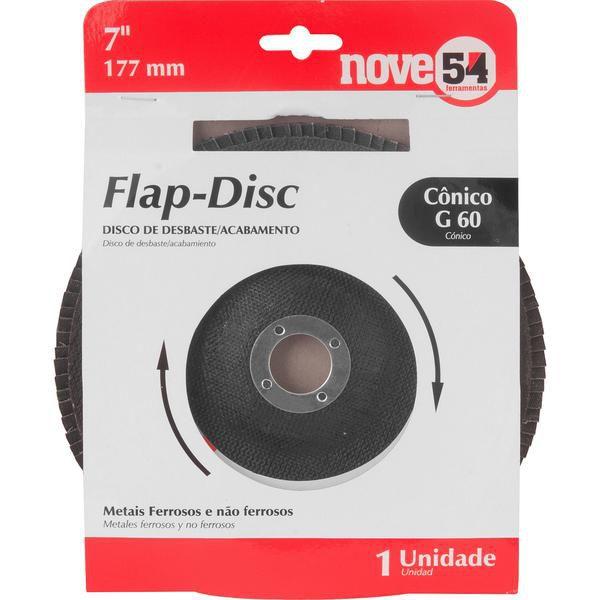 Imagem de Flap-Disc Cônico 7" G60 Costado Fibra - Nove54