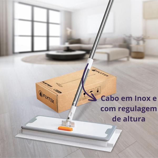 Imagem de Flap Mop Multiuso Com Sistema Fácil Prender O Pano Flytex