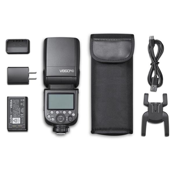 Imagem de Flash Godox Para Canon V860 Iii Ttl Hss Com Luz De Modelagem + Bateria