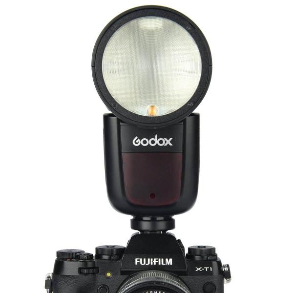 Imagem de Flash Godox V1-F Cabeça Redonda TTL SpeedLight para FujiFilm