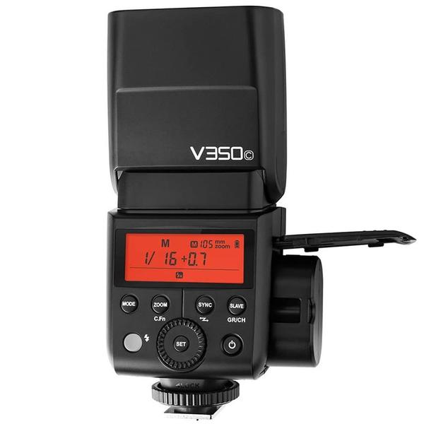 Flash Godox V350 para Canon - Preto Imagem de Flash Godox V350 para Canon - Preto