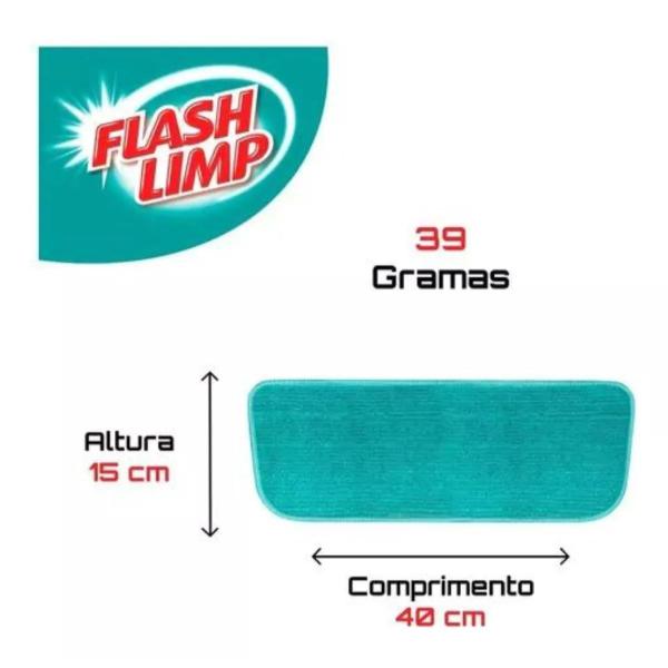 Imagem de  Flash Limp Mop Spary Microfibra C Dispenser 400ml Cor Verde