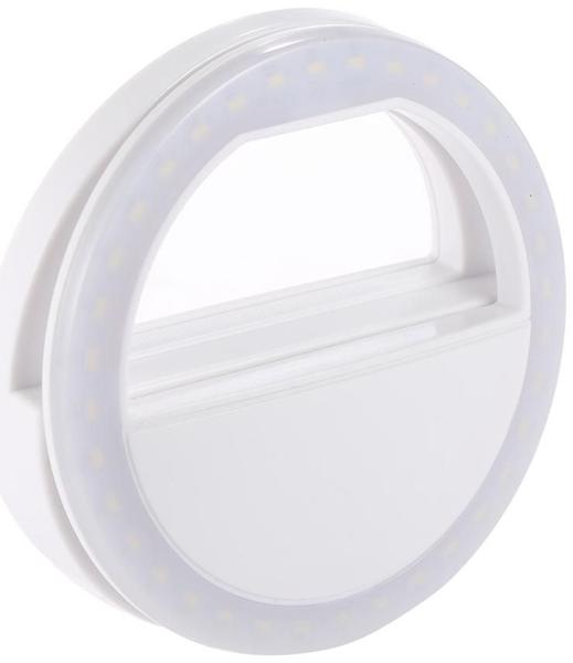 Flash Para Celular Luz Iluminação Ring Light Anel Led Selfie Branco - Bc Bora Colega Shop Imagem de Flash Para Celular Luz Iluminação Ring Light Anel Led Selfie Branco
