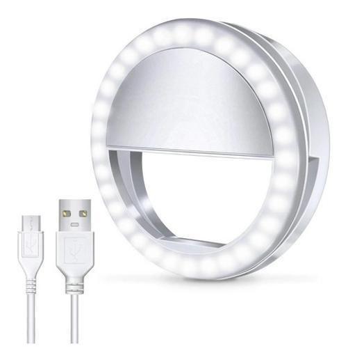 Flash Para Celular Luz Iluminação Ring Light Anel Led Selfie Branco - Bc Bora Colega Shop Imagem de Flash Para Celular Luz Iluminação Ring Light Anel Led Selfie Branco