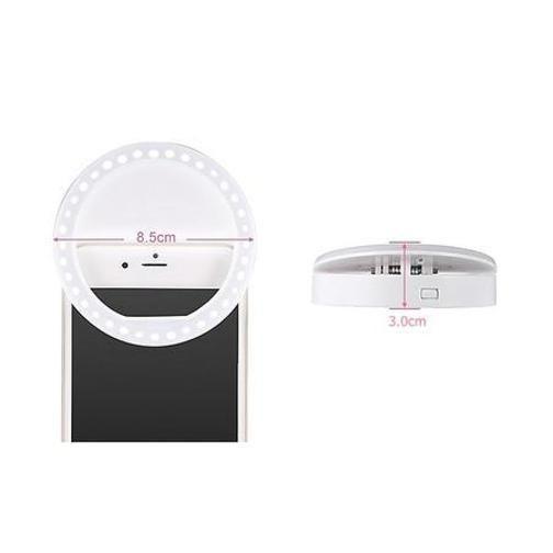 Flash Para Celular Luz Iluminação Ring Light Anel Led Selfie Branco - Bc Bora Colega Shop Imagem de Flash Para Celular Luz Iluminação Ring Light Anel Led Selfie Branco