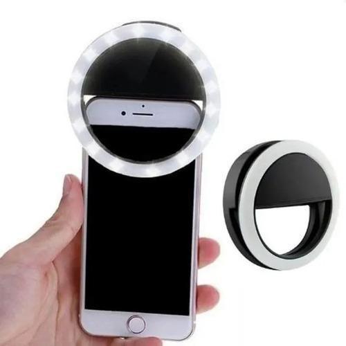 Flash Para Celular Luz Iluminação Ring Light Anel Led Selfie Branco - Bc Bora Colega Shop Imagem de Flash Para Celular Luz Iluminação Ring Light Anel Led Selfie Branco