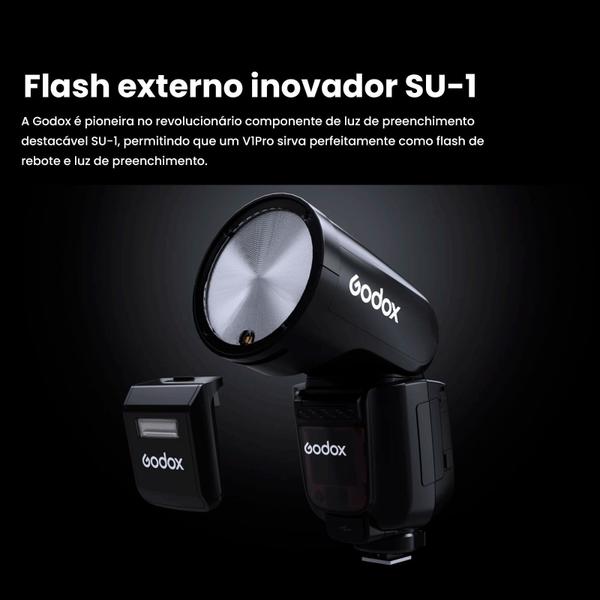 Imagem de Flash Speedlight Godox V1pro C Ttl Cabeça Redonda - Canon