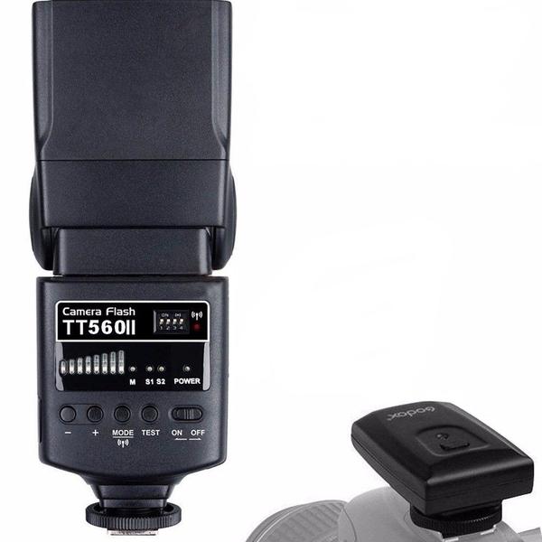 Flash Speedlite Godox TT560 II Rádio Flash Universal Imagem de Flash Speedlite Godox TT560 II Rádio Flash Universal