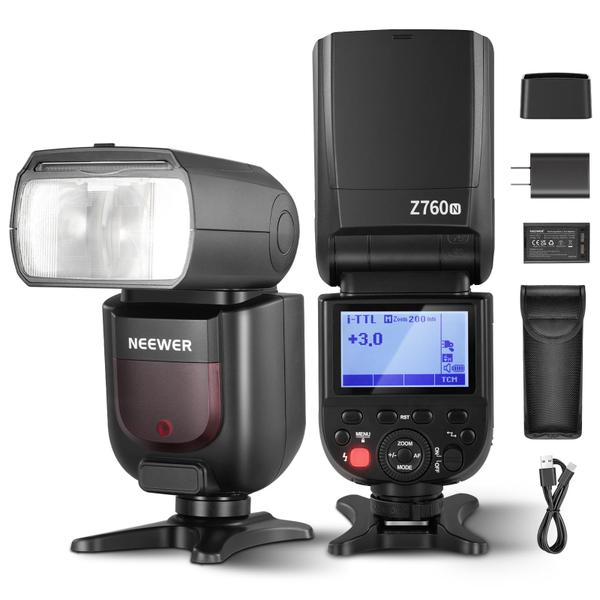 Imagem de Flash Speedlite Neewer Z760-N TTL para Câmeras DSLR Nikon