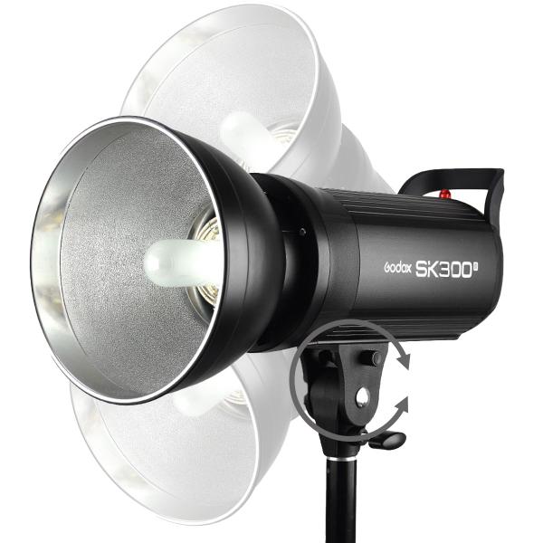 Flash Tocha Estúdio Godox Sk300 Ii 110v + Rádio Flash Ct16 +