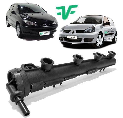 Imagem de Flauta de injeção peugeot 206 1.0 16v renault clio 1.0 - 7701049881