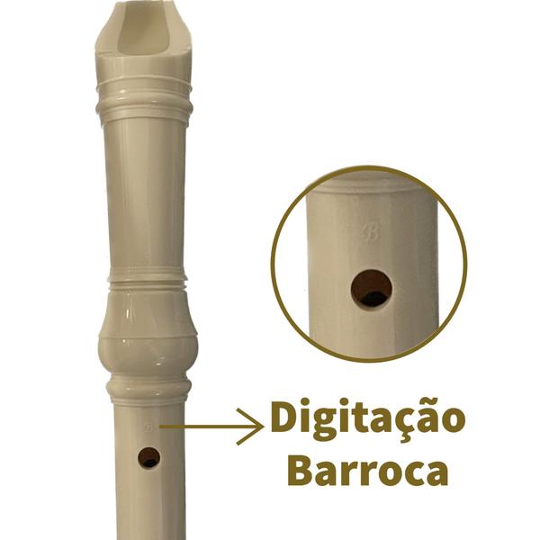 Imagem de Flauta Doce - Yamaha -  Soprano Barroca C YRS-24B com capa