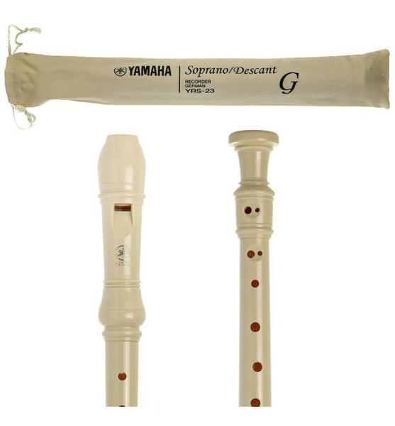 Imagem de Flauta Yamaha Doce Germanica Soprano Yrs-23g  Yrs-23br