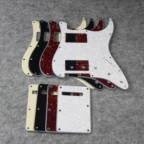 Imagem de Fleor-conjunto de st hh pickguard guitarra elétrica, 11 furos, placa traseira e parafusos