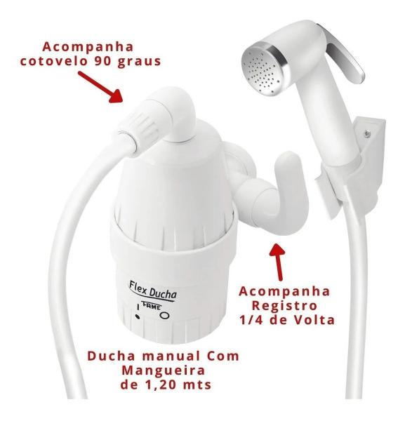 Flex Ducha 220V 4000W - Fame Imagem de Flex Ducha 220V 4000W