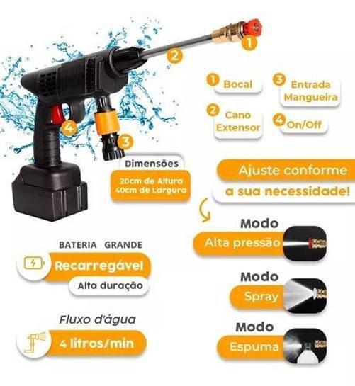 Imagem de Flexibilidade Energética: Lavadora De Pressão Sem Fio Bivolt