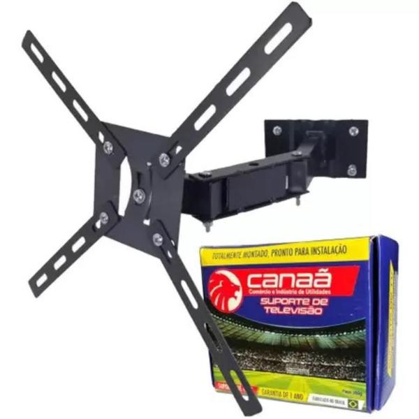 Flexibilidade total com o Suporte TV TriArticulado Universal LED Plasma 10 A 55 Pol - Canaã Imagem de Flexibilidade total com o Suporte TV TriArticulado Universal LED Plasma 10 A 55 Pol
